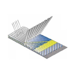 Квадраксиальное стекловолокно 1200g/m2 Квадраксиальное стекловолокно 1200g/m2
